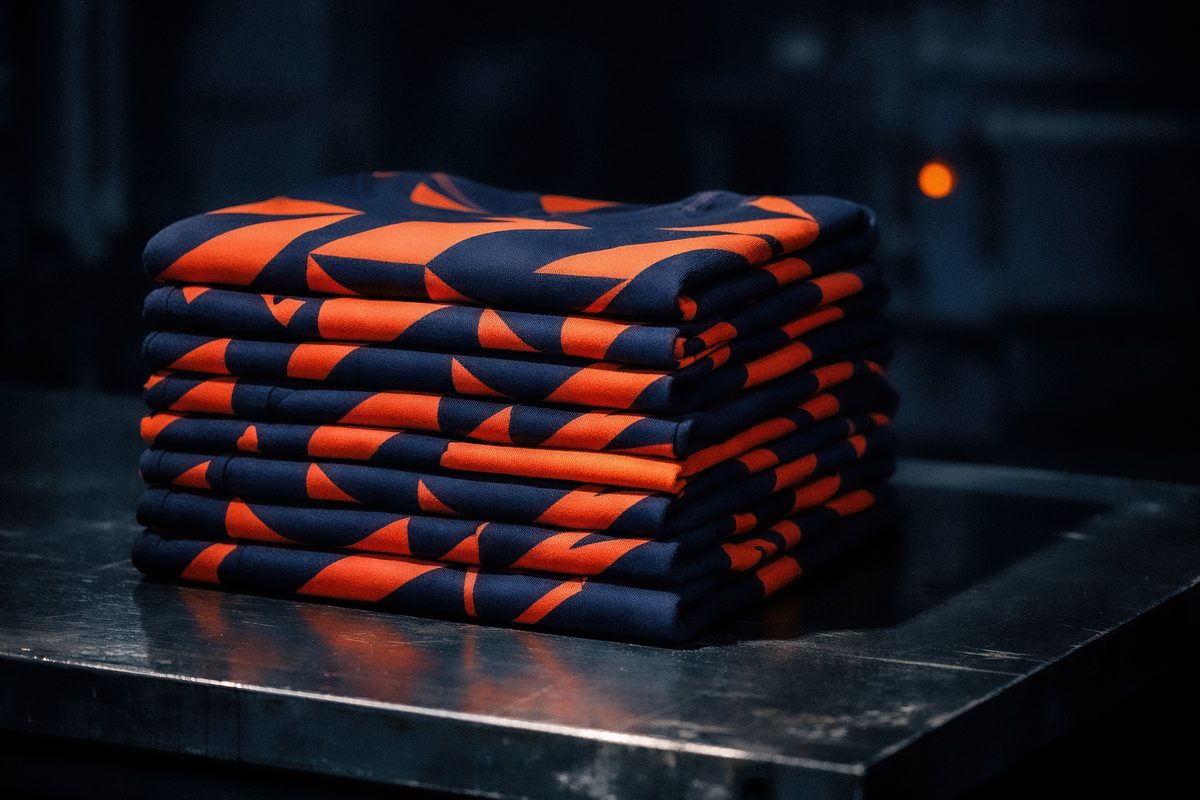 Mercadoria para eventos com impressão reactiva dobrada para envio - Fabrixa premium swag
